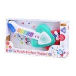 Playgo, Strum Perfect Guitar Musical Toy for Toddlers Ages 12m+ Durable ABS Plastic Early Learning Instrument with Built-in Tunes - Playgro