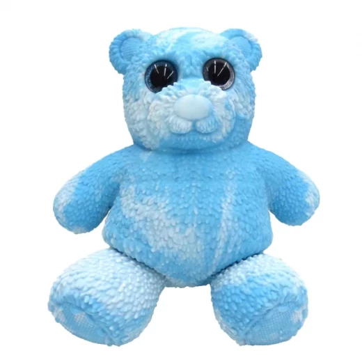 BTF, Tie-Dye Bear Elastic Doll, Blue, 22 cm - Btf - Image 2