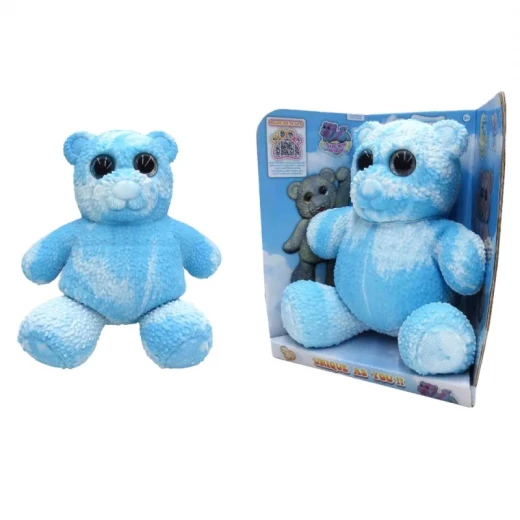 BTF, Tie-Dye Bear Elastic Doll, Blue, 22 cm - Btf - Image 3