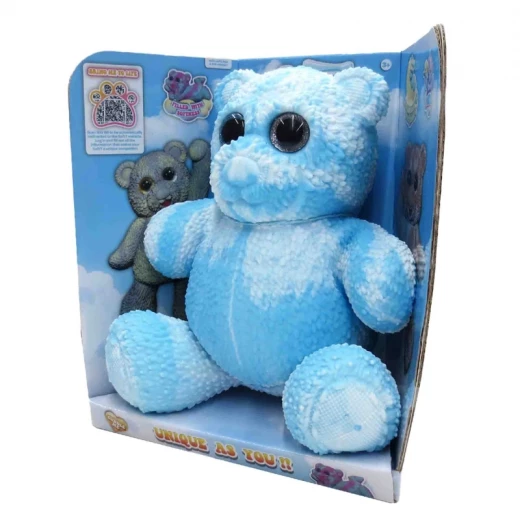 BTF, Tie-Dye Bear Elastic Doll, Blue, 22 cm - Btf - Image 4