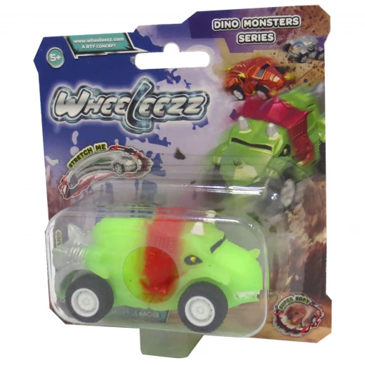 BTF, Wheeleezz Dino Monsters Series Car for Kids Ages 3+ Dinosaur Themed Dragster Bold Colors High Speed Rolling Durable Build One Piece Random Style - Btf - Image 2