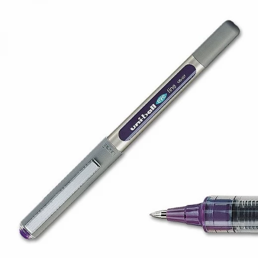 Uni-Ball, Eye Ink Rollerball Pen, 0.7 mm, Violet - Uni - Image 2