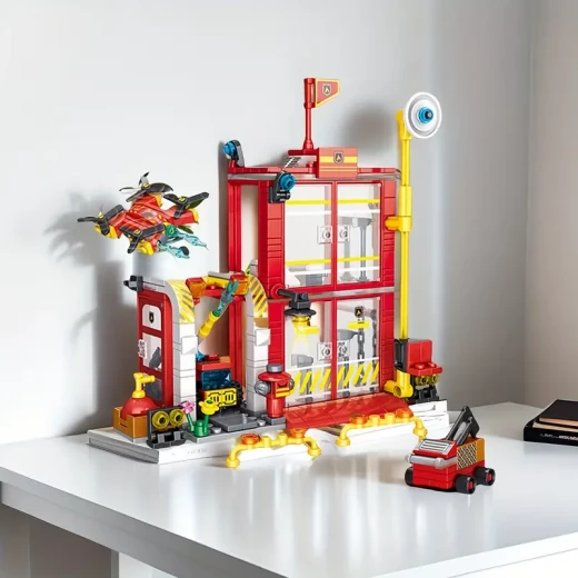 K Toys City Fire Station Building Set , 362 pcs - K Toys - Image 5