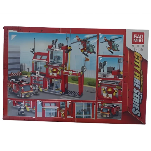 K Toys City Fire Combat Building Blocks , 853 pcs - K Toys - Image 2