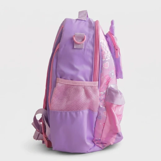 VEST, Kawaii Backpack Sanrio Inspired 16 Inch Kids School Bag Soft Pastel Colors Multi Compartments Durable Materials Adjustable Straps Suitable for Ages 3 to 7 - Vest - Image 2