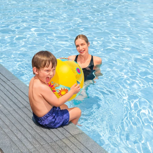 Bestway , Designer Beach Ball , Random Color - Bestway - Image 4