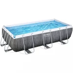 Bestway , Power Steel Rectangular Pool , 404 x 201 x 100 cm - Bestway