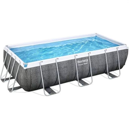 Bestway , Power Steel Rectangular Pool , 404 x 201 x 100 cm Bestway , Power Steel Rectangular Pool , 404 x 201 x 100 cm