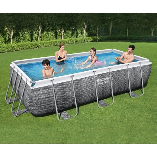 Bestway , Power Steel Rectangular Pool , 404 x 201 x 100 cm - Bestway - Image 10