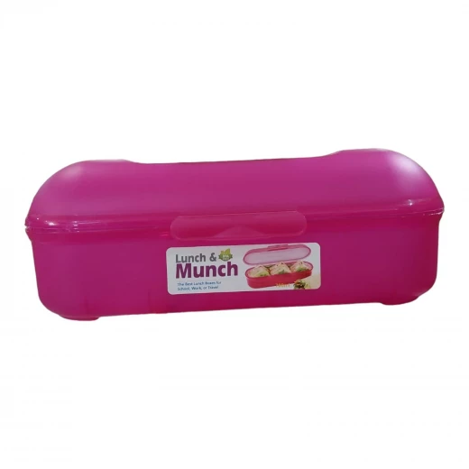 كاي ستيشنري - حافظة طعام لانش اند مونش باللون الزهري - 700 مل - كي العودة للمدارس - Image 3