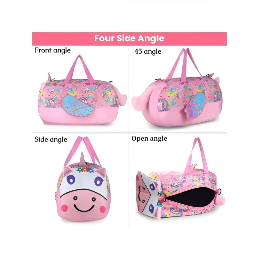 VEST, Large 3D Duffle Bag for Kids Plush Polyester Waterproof Washable Double Compartment Funky Durable Travel Accessory Comfortable and Stylish - Vest - Image 12