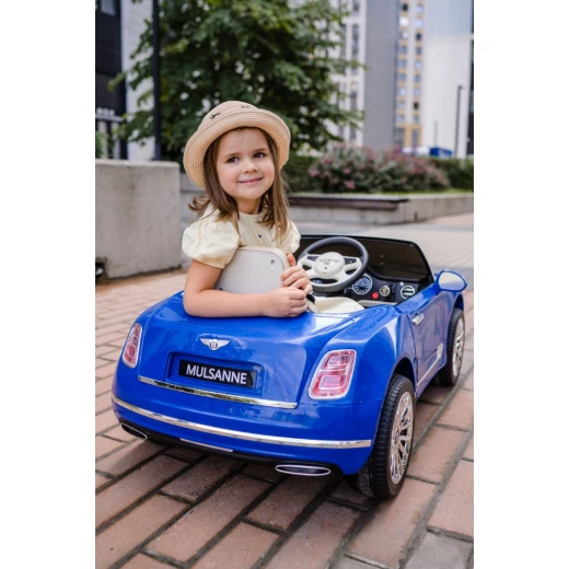 RoyalBaby , Bentley Mulsanne Kids Ride-On Car , Blue - RoyalBaby - Image 6
