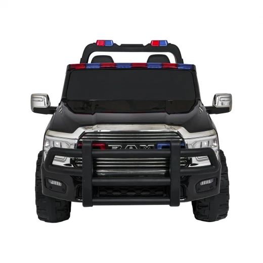 RoyalBaby , Dodge RAM 3500 Kids Ride-On Car , Police Black - RoyalBaby - Image 12