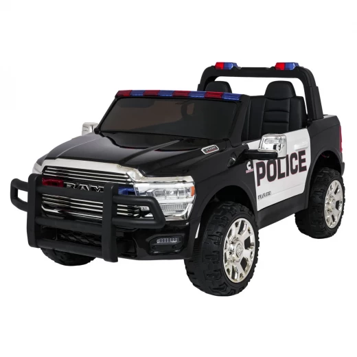 RoyalBaby , Dodge RAM 3500 Kids Ride-On Car , Police Black