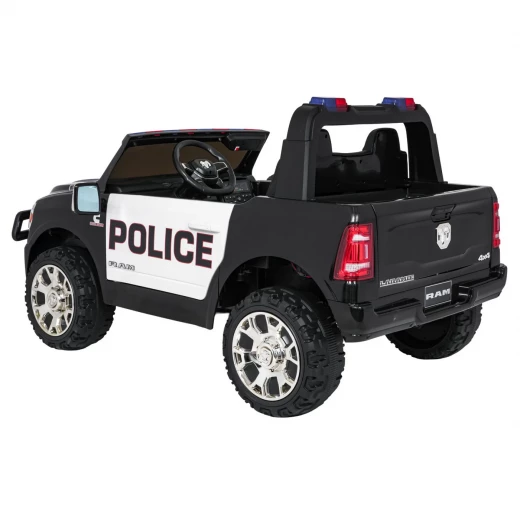 RoyalBaby , Dodge RAM 3500 Kids Ride-On Car , Police Black - RoyalBaby - Image 17