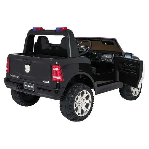 RoyalBaby , Dodge RAM 3500 Kids Ride-On Car , Police Black - RoyalBaby - Image 15