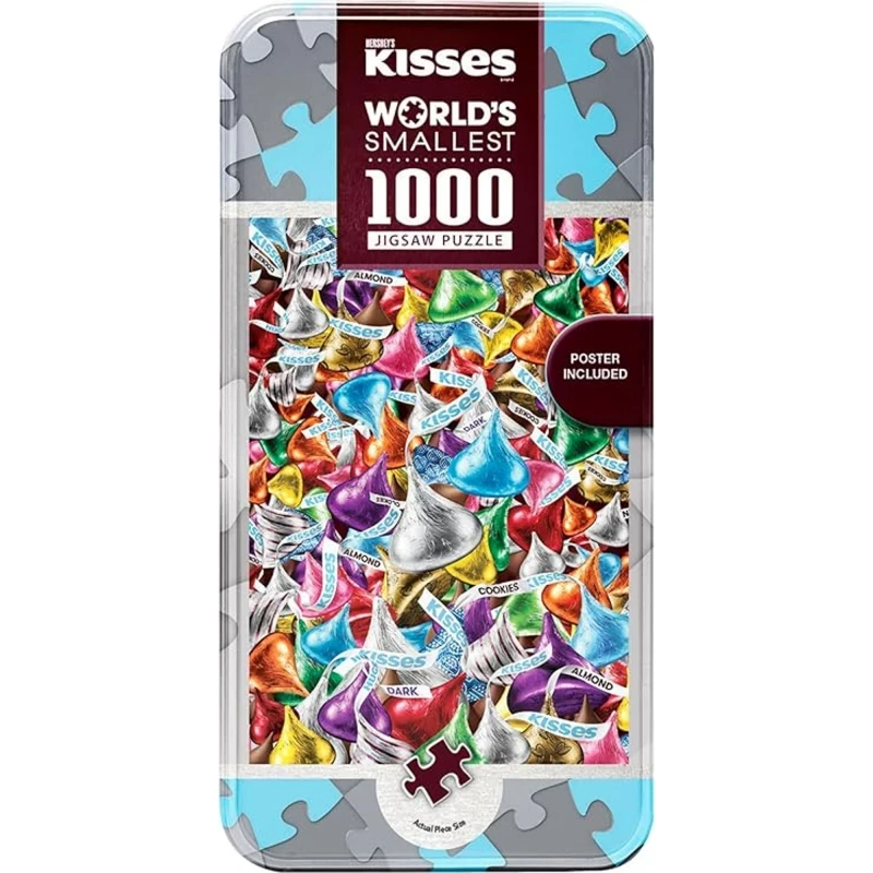 بازل شوكولاتة هيرشيز في علبة معدنية , 1000 قطعة , من كاي تويز - كي تويز