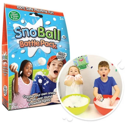 حزمة معركة سنوبول 4 عبوات استخدام - 80 جم من زيمبلي كيدز - ZIMPLI KIDS - Image 2
