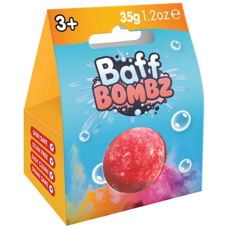 غبوة باف بومب دائرية واحدة متعددة الالوان من زيمبلي كيدز 35 جراما - ZIMPLI KIDS