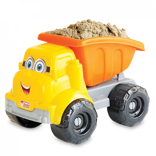 شاحنة البناء مع رمل حركي للتشكيل , 250 غم من آرت كرافت - آرت كرافت - Image 3