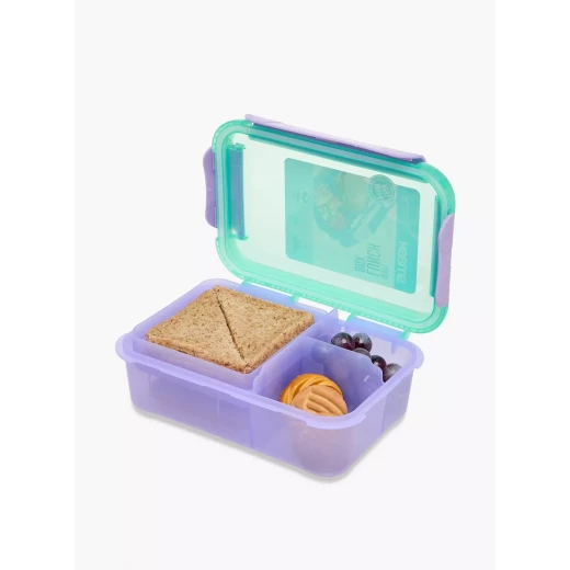 صندوق غداء بينتو، بنفسجي وأخضر، 1.6 لتر من سماش - سماش - Image 6