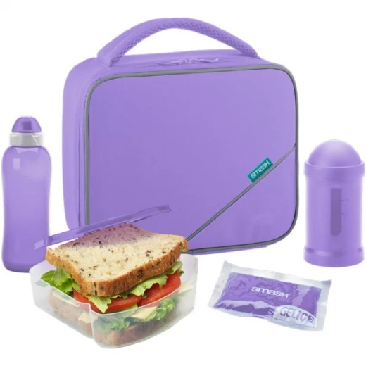 Smash | 5 Pieces Lunch Pack, Purple Smash | 5 Pieces Lunch Pack, Purple