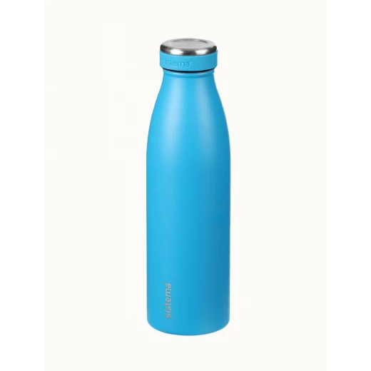 Sistema, Stainless Steel Bottle, Blue, 500 ml - Sistema - Image 3