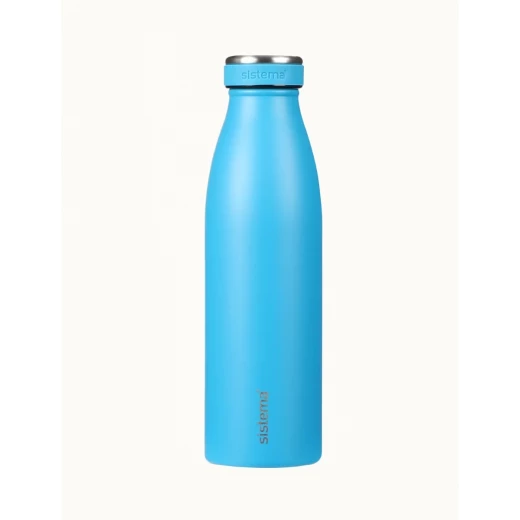 Sistema, Stainless Steel Bottle, Blue, 500 ml - Sistema - Image 4