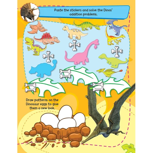 كتب أنشطة ملصقات - الديناصورات من دريم لاند - Dreamland - Image 5