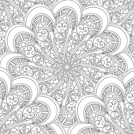 كتاب ماندالا  كتاب التلوين للكبار من دريم لاند - Dreamland - Image 2