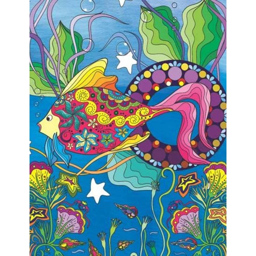 كتاب رسم وتلوين للكبار - عالم البحار - من دريم لاند - Dreamland - Image 6