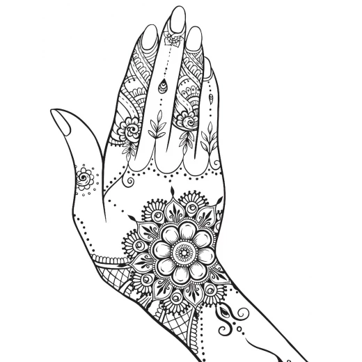 Dreamland Mehandi Coloring Book for Adults - Dreamland - Image 5