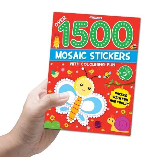 Dreamland 1500 Mosaic Stickers Book with Coloring Fun - Dreamland - Image 2