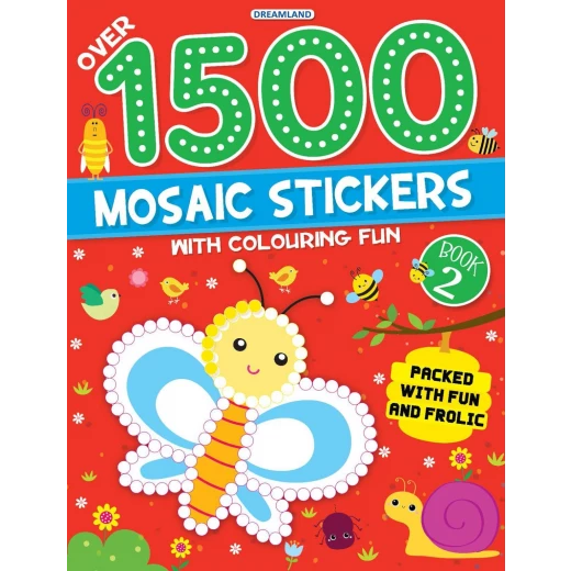 Dreamland 1500 Mosaic Stickers Book with Coloring Fun - Dreamland - Image 3