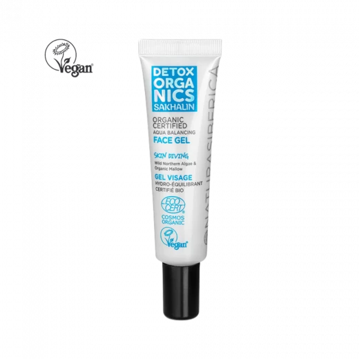DETOX ORGANICS aqua balancing face gel 30 ml - Natura Siberica - Image 4