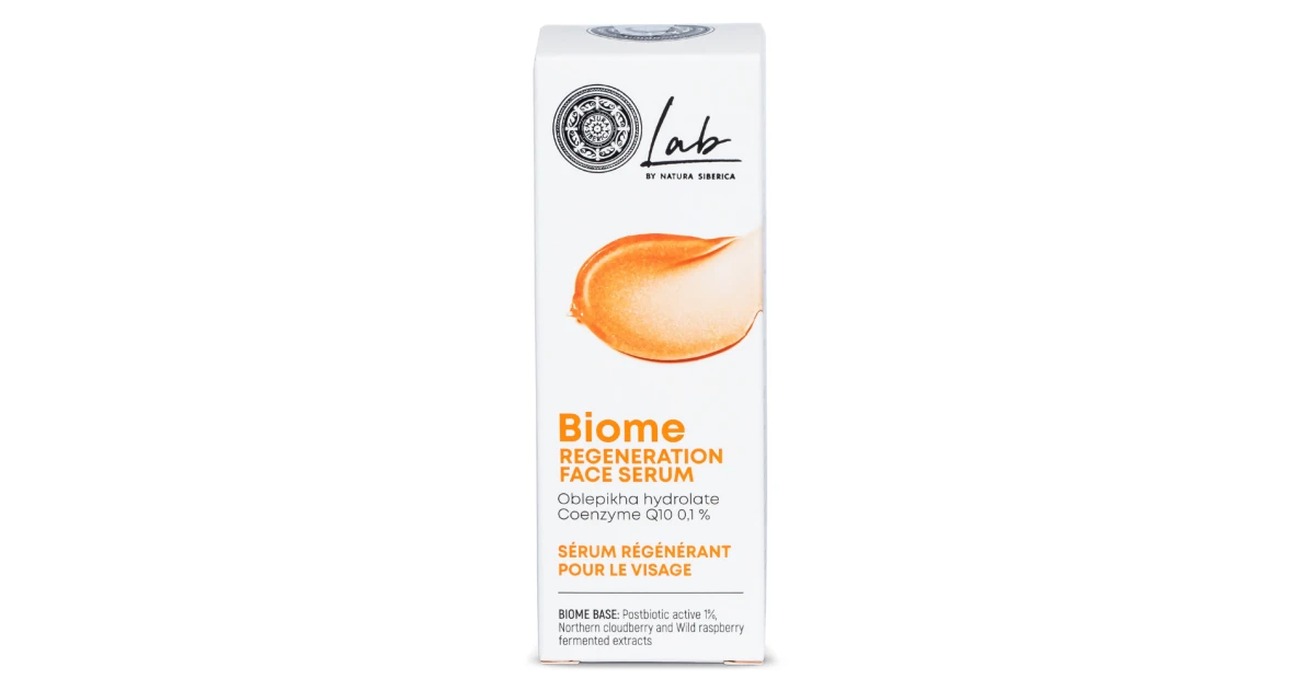 Natura Siberica Lab Regeneration Face Serum 30 Ml – Mit Natürlichen Wirkstoffen, Für Strahlende Haut