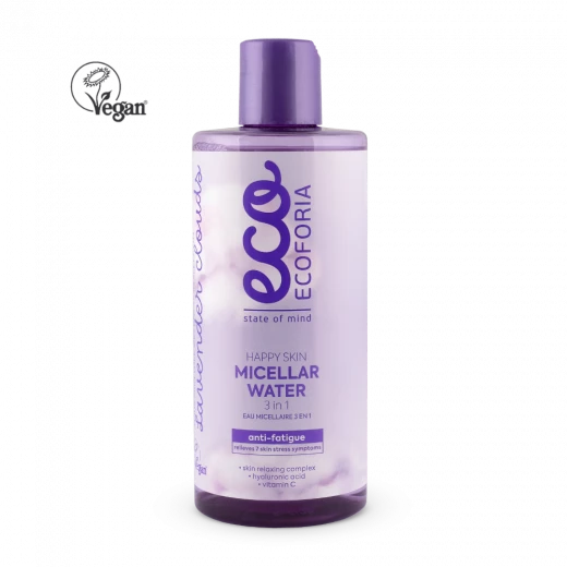 Ecoforia - Lavender Clouds Happy Skin Micellar Water 3 In 1 300 ml - Ecoforia - Image 4