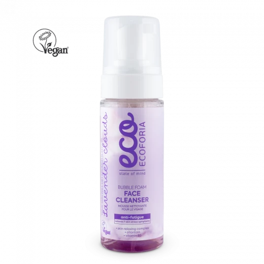Ecoforia - Lavender Clouds Bubble Foam Face Cleanser 160 ml - Ecoforia - Image 2