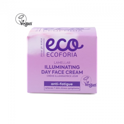 Ecoforia - Lavender Clouds Lamellar Illuminating Day Face Cream 50 ml - Ecoforia - Image 3