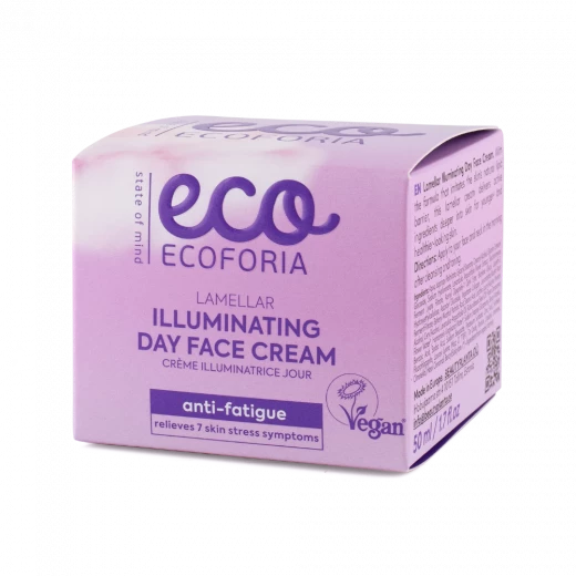 Ecoforia - Lavender Clouds Lamellar Illuminating Day Face Cream 50 ml - Ecoforia - Image 4