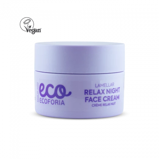 Ecoforia - Lavender Clouds Lamellar Relax Night Face Cream 50 ml - Ecoforia - Image 2