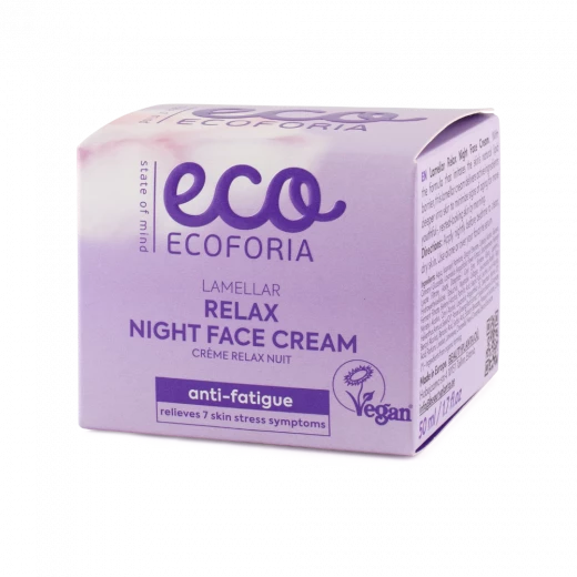 Ecoforia - Lavender Clouds Lamellar Relax Night Face Cream 50 ml - Ecoforia - Image 7