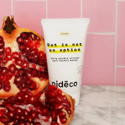 Nideco Dot Is Not an Option Anti-Blackhead Paste 50ml, Double-Action Peeling and Purifying Mask, Gently Removes Blackheads, Pimples and Impurities, Refines Pores, Fragrance-Free
