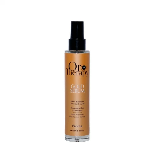 Fanola Oro Therapy Gold Serum - Illuminating Fluid for All Hair Types 100ml Fanola Oro Therapy Gold Serum - Illuminating Fluid for All Hair Types 100ml