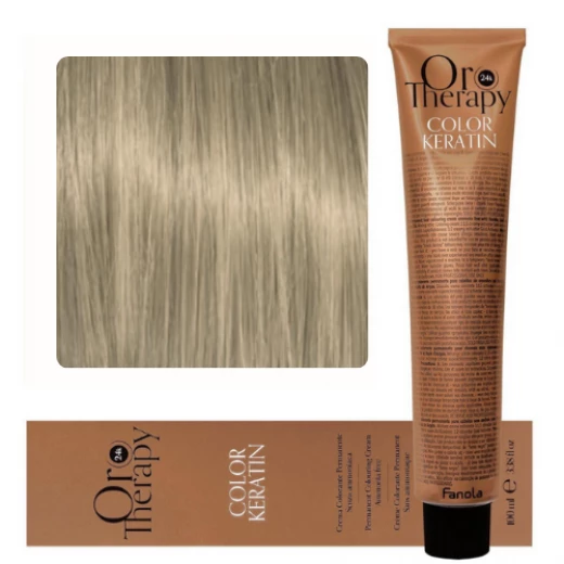 Fanola Oro Puro Ammonia free hair coloring cream , Very Light Blonde Sandy No .9.31 Fanola Oro Puro Ammonia free hair coloring cream , Very Light Blonde Sandy No .9.31