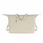 Pasito a Pasito XL Maternity Bag – Elegant Cream Icon Design - Pasito a Pasito