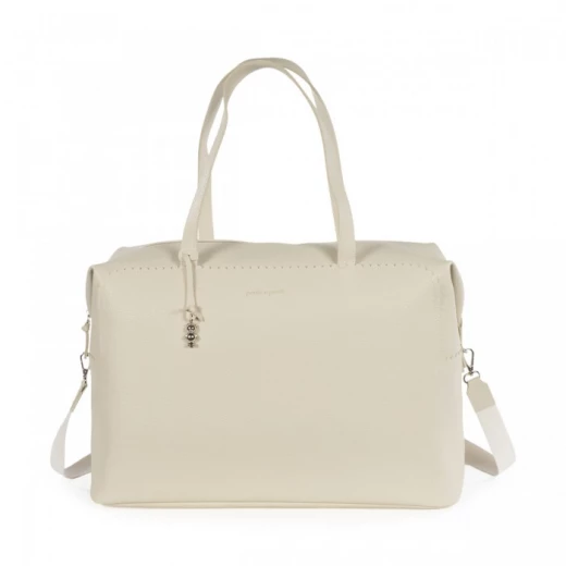 Pasito a Pasito XL Maternity Bag – Elegant Cream Icon Design - Pasito a Pasito - Image 3
