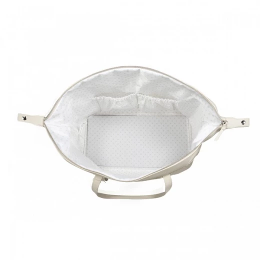Pasito a Pasito XL Maternity Bag – Elegant Cream Icon Design - Pasito a Pasito - Image 2