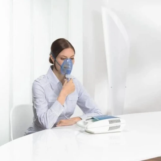 Beurer IH21 Nebuliser, Compressed Air Technology for Respiratory Relief, High Aerosol Output for Fast Medication Delivery, Includes Adult & Child Masks, Easy Home Use - Beurer - Image 5