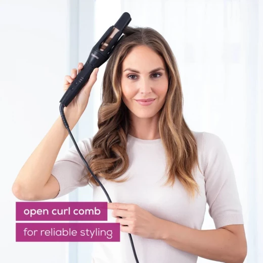 Beurer HT75 Automatic Hair Curler, Ceramic Tourmaline Coating with 4-Way Ionic Technolo, Smart Curl Timer, Anti-Tangle Design, 360° Swivel Cord, Smooth, Shiny Curls - Beurer - Image 7